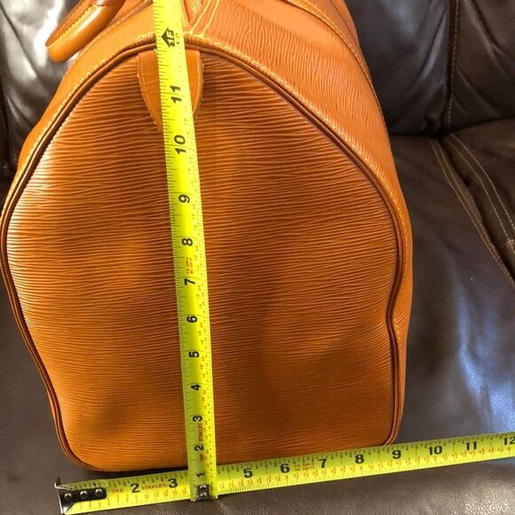 M LOUIS VUITTON Cipango Gold Epi Leather Keepall LV 50 Boston Travel Bag VI0994 - Picture 15 of 17